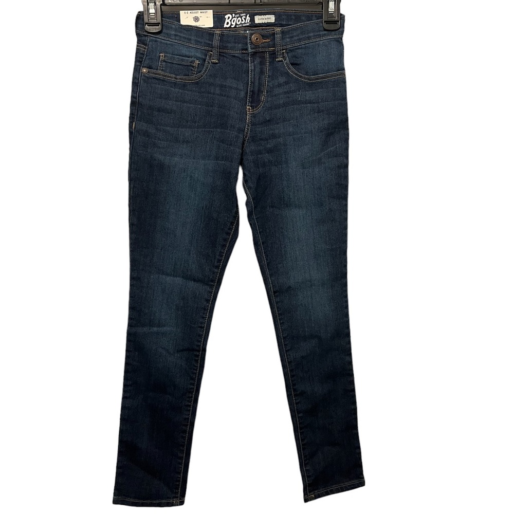 B’gosh Girls Super Skinny Blue Jeans Size 10 with Adjustable Waist
